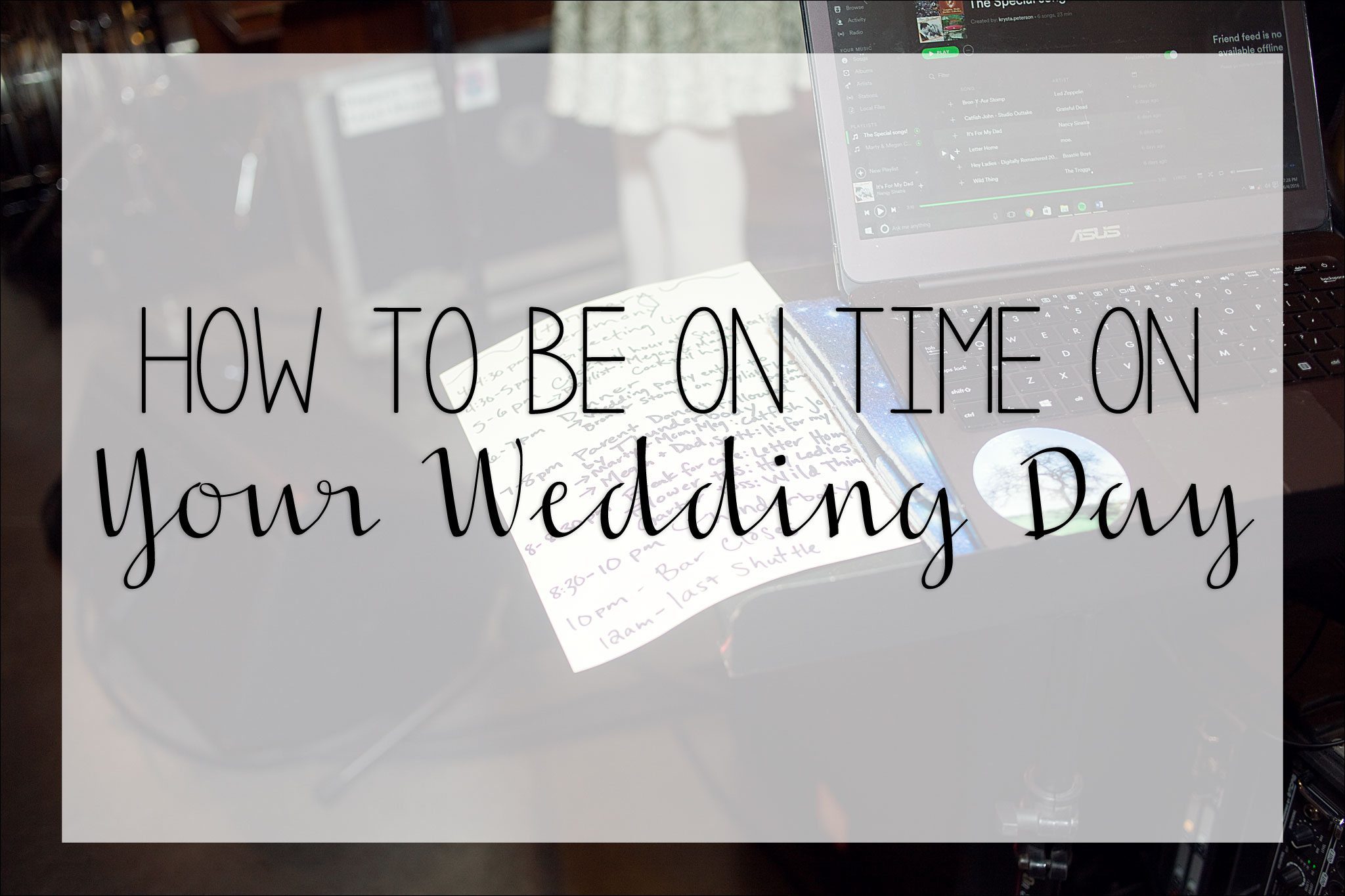 5 tips for how to be on time on your wedding day! By Kara Abbey Photography in Irwin, PA