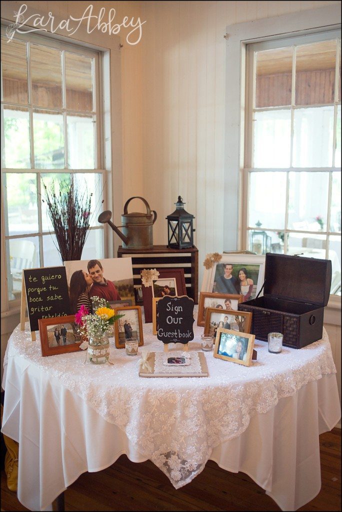 Rustic Chic Columbian Summer Wedding Details at the Shoresbrook Inn in Towanda, PA by Kara Abbey Photography in Irwin, PA