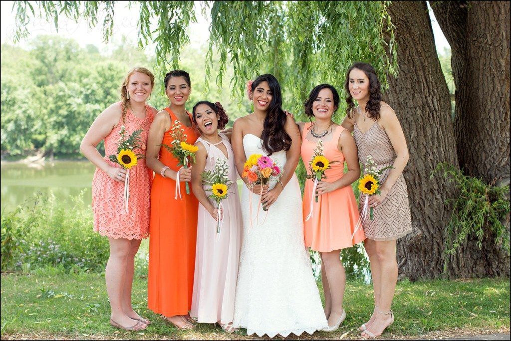 Rustic Eclectic Columbian Summer Wedding Portraits along the Merrill Parkway in Towanda, PA by Kara Abbey Photography in Irwin, PA