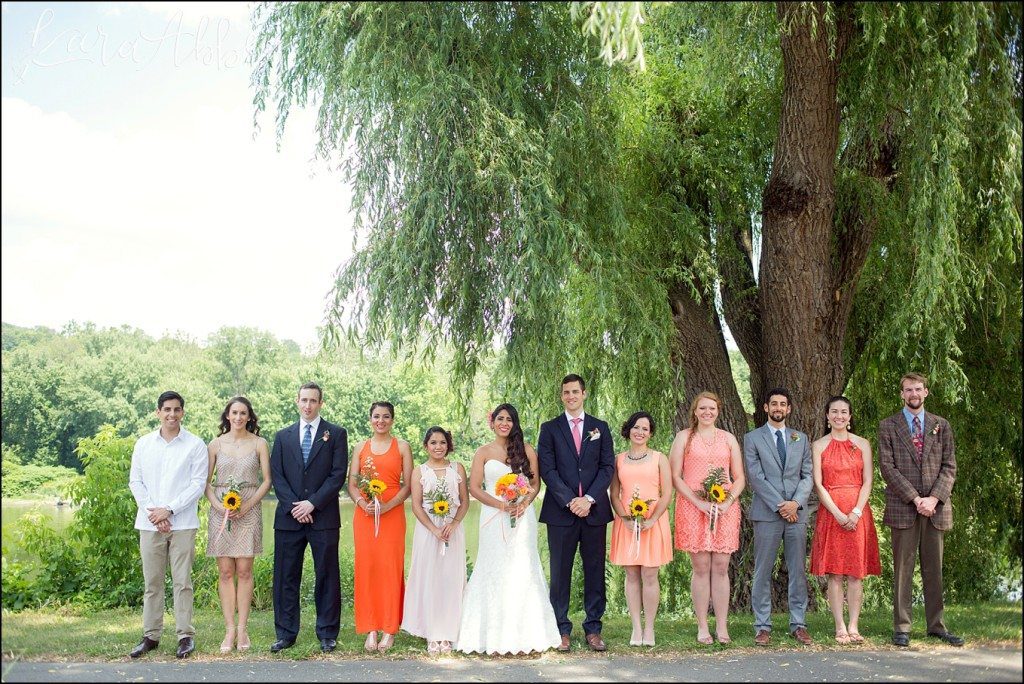 Rustic Eclectic Columbian Summer Wedding Portraits along the Merrill Parkway in Towanda, PA by Kara Abbey Photography in Irwin, PA