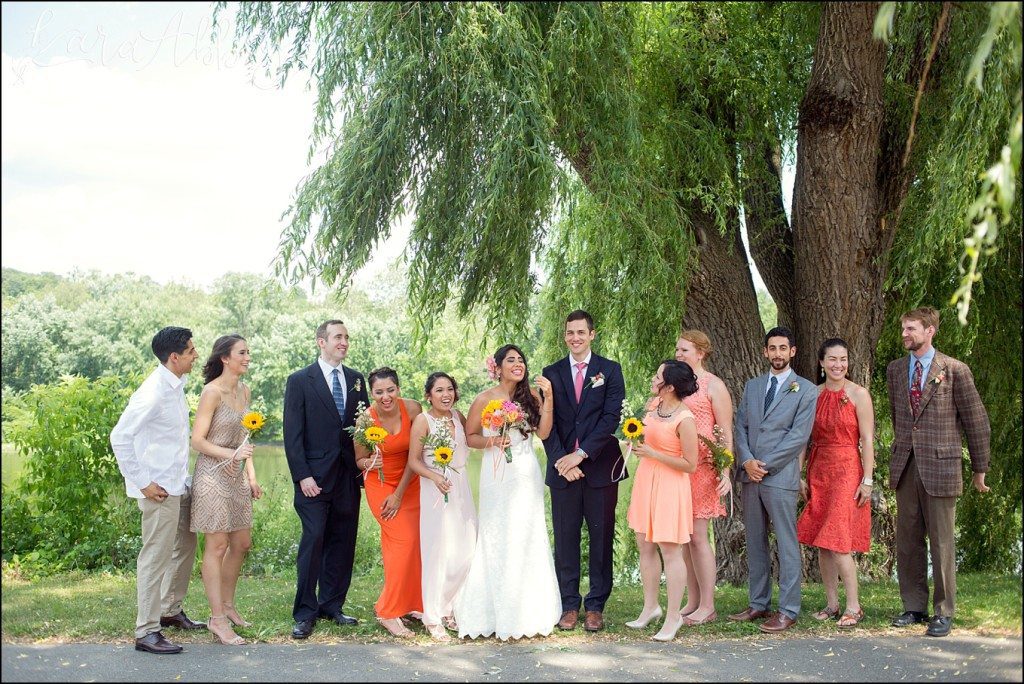 Rustic Eclectic Columbian Summer Wedding Portraits along the Merrill Parkway in Towanda, PA by Kara Abbey Photography in Irwin, PA