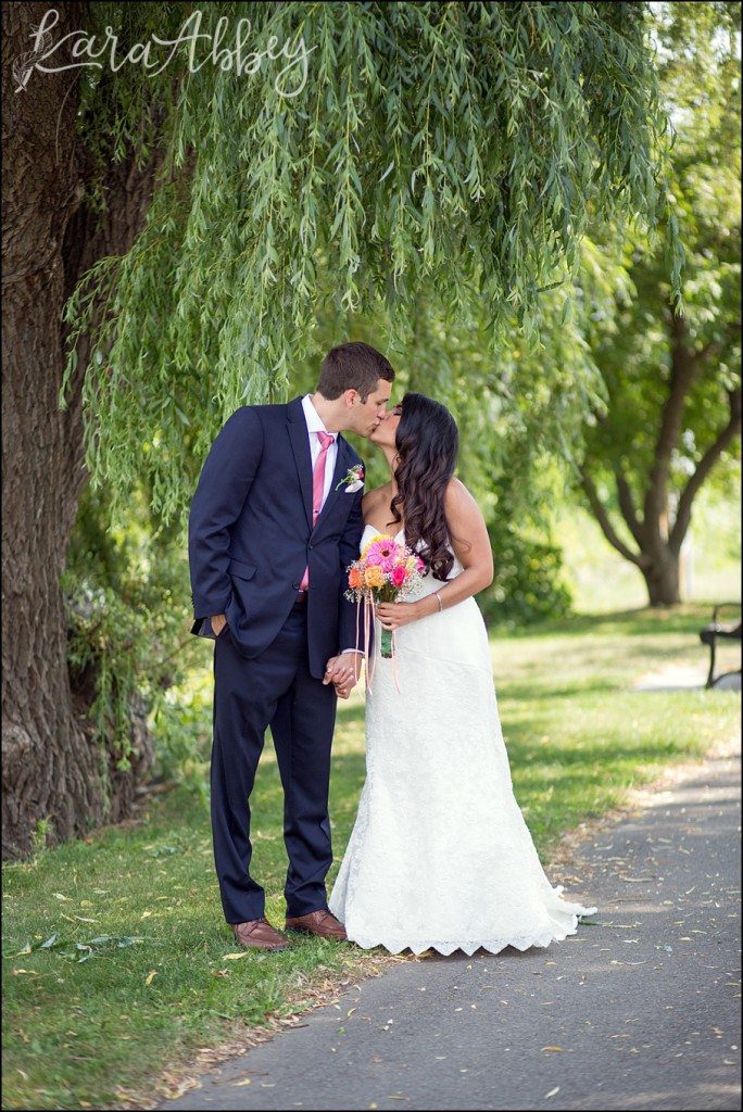 Rustic Eclectic Columbian Summer Wedding Portraits along the Merrill Parkway in Towanda, PA by Kara Abbey Photography in Irwin, PA