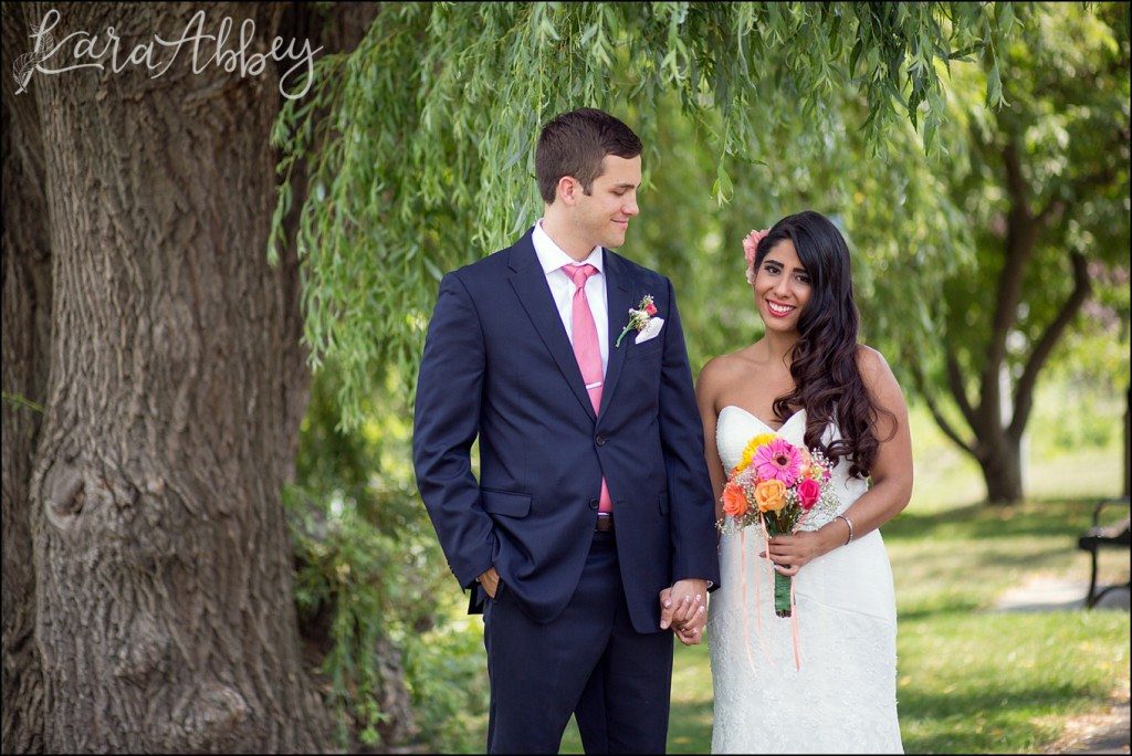 Rustic Eclectic Columbian Summer Wedding Portraits along the Merrill Parkway in Towanda, PA by Kara Abbey Photography in Irwin, PA