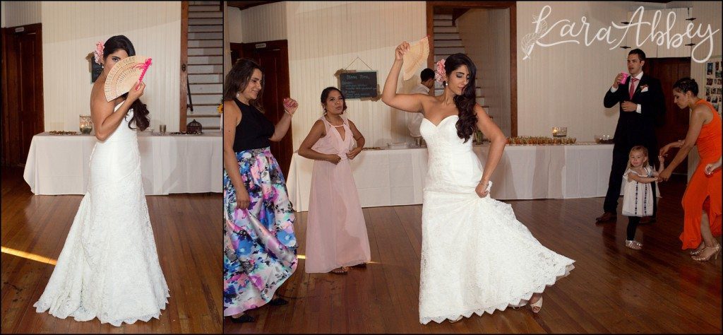 Rustic Eclectic Columbian Summer Wedding Reception at the Shoresbrook Inn in Towanda, PA by Kara Abbey Photography in Irwin, PA