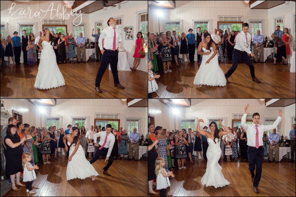 Rustic Eclectic Columbian Summer Wedding Reception at the Shoresbrook Inn in Towanda, PA by Kara Abbey Photography in Irwin, PA