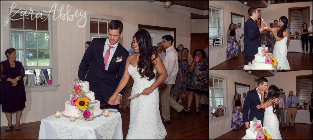 Rustic Eclectic Columbian Summer Wedding Reception at the Shoresbrook Inn in Towanda, PA by Kara Abbey Photography in Irwin, PA