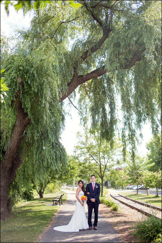 Rustic Eclectic Columbian Summer Wedding Portraits along the Merrill Parkway in Towanda, PA by Kara Abbey Photography in Irwin, PA