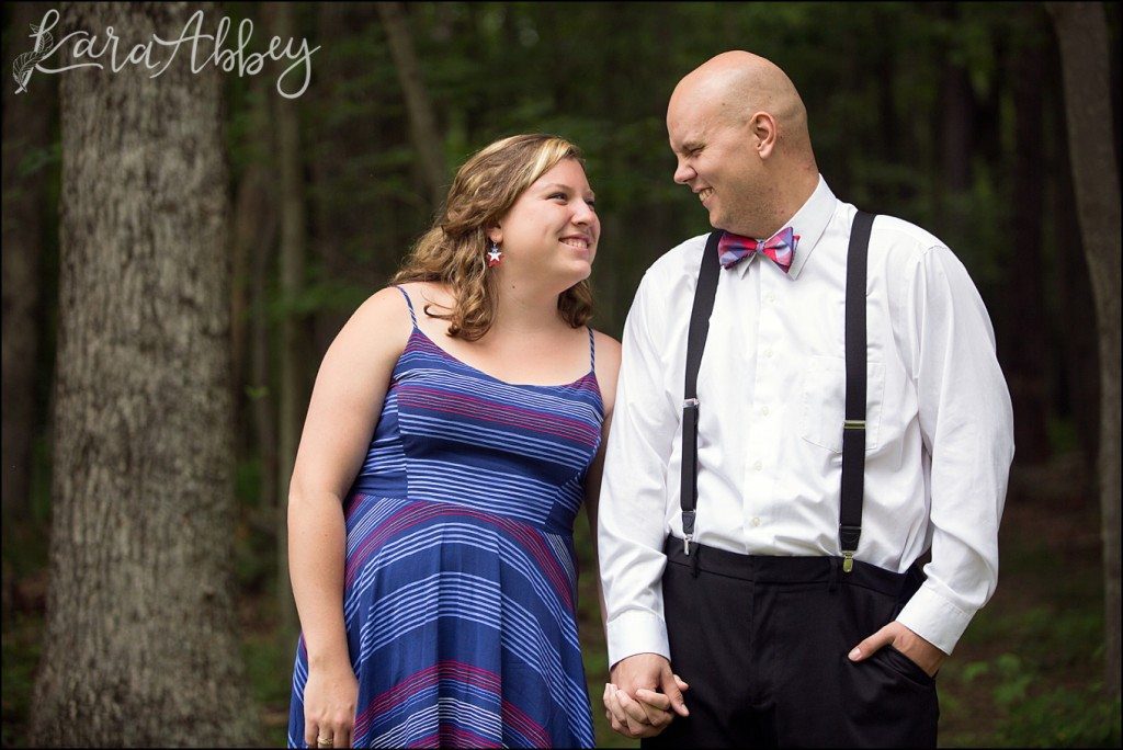 Deep Creek Lake, MD Fun Couple Portraits & Summer Engagement Photos by Kara Abbey Photography in Irwin, PA
