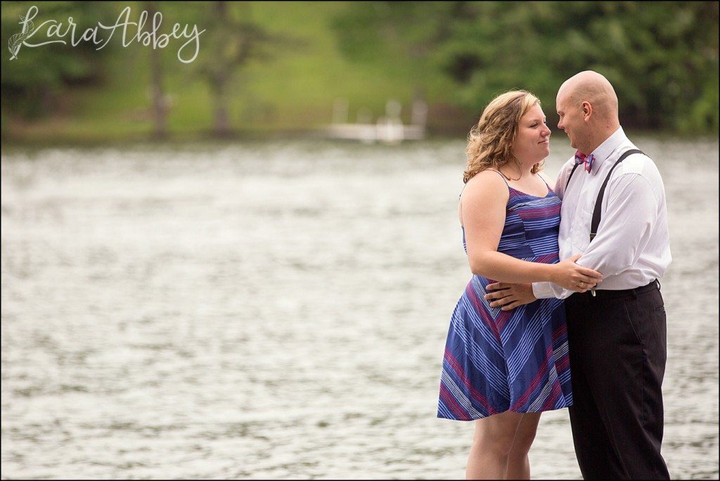 Deep Creek Lake, MD Fun Couple Portraits & Summer Engagement Photos by Kara Abbey Photography in Irwin, PA