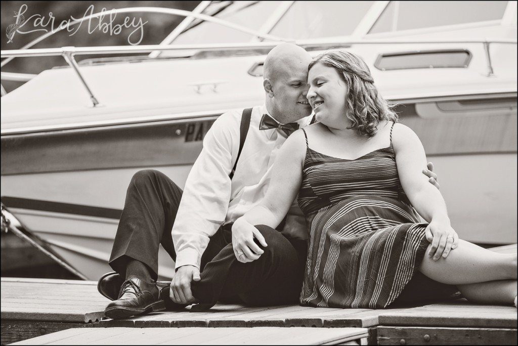 Deep Creek Lake, MD Fun Couple Portraits & Summer Engagement Photos by Kara Abbey Photography in Irwin, PA
