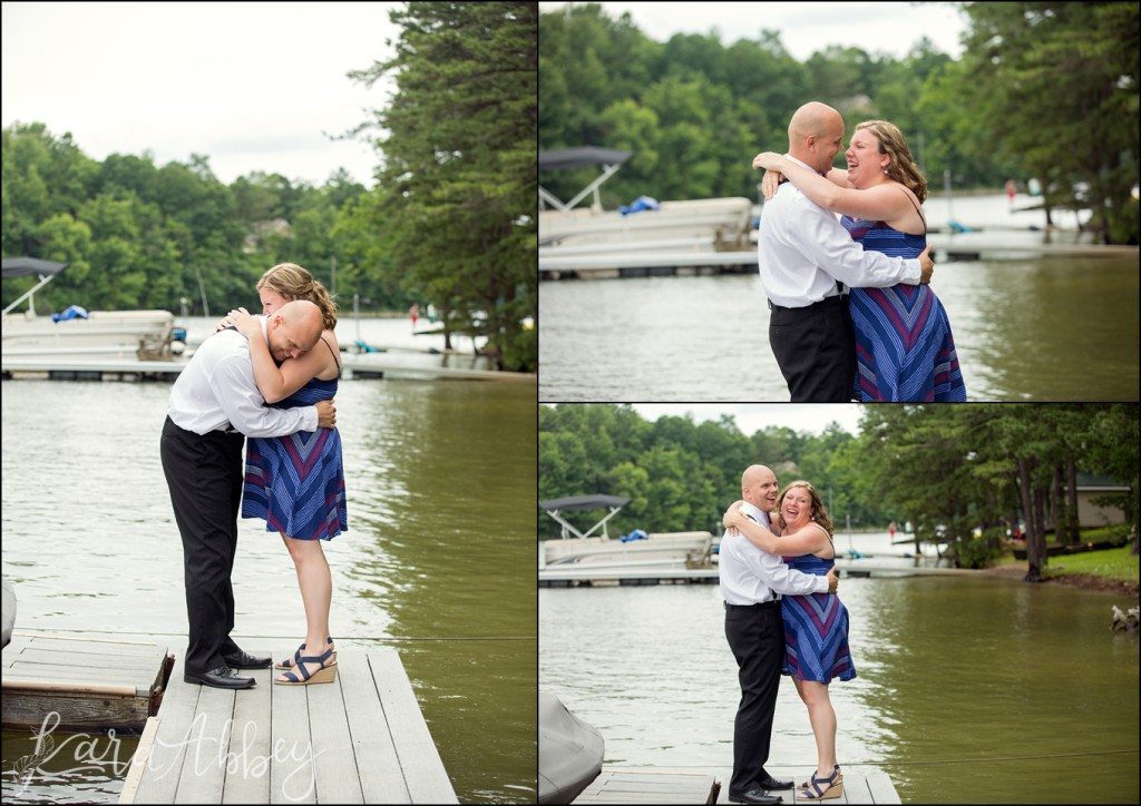 Deep Creek Lake, MD Fun Couple Portraits & Summer Engagement Photos by Kara Abbey Photography in Irwin, PA