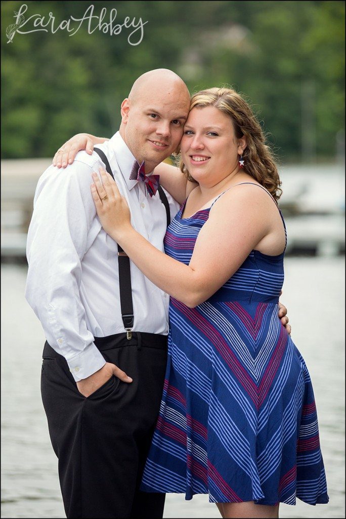 Deep Creek Lake, MD Fun Couple Portraits & Summer Engagement Photos by Kara Abbey Photography in Irwin, PA