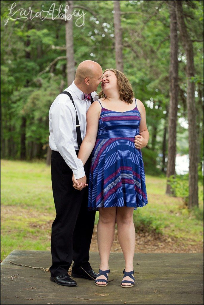 Deep Creek Lake, MD Fun Couple Portraits & Summer Engagement Photos by Kara Abbey Photography in Irwin, PA