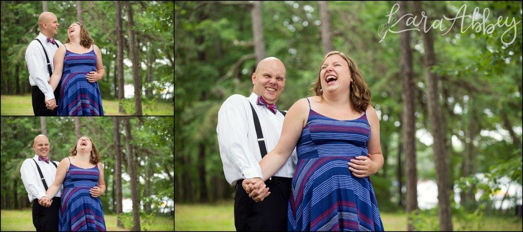 Deep Creek Lake, MD Fun Couple Portraits & Summer Engagement Photos by Kara Abbey Photography in Irwin, PA