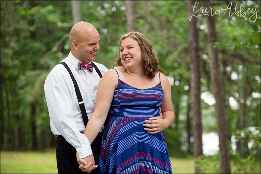Deep Creek Lake, MD Fun Couple Portraits & Summer Engagement Photos by Kara Abbey Photography in Irwin, PA