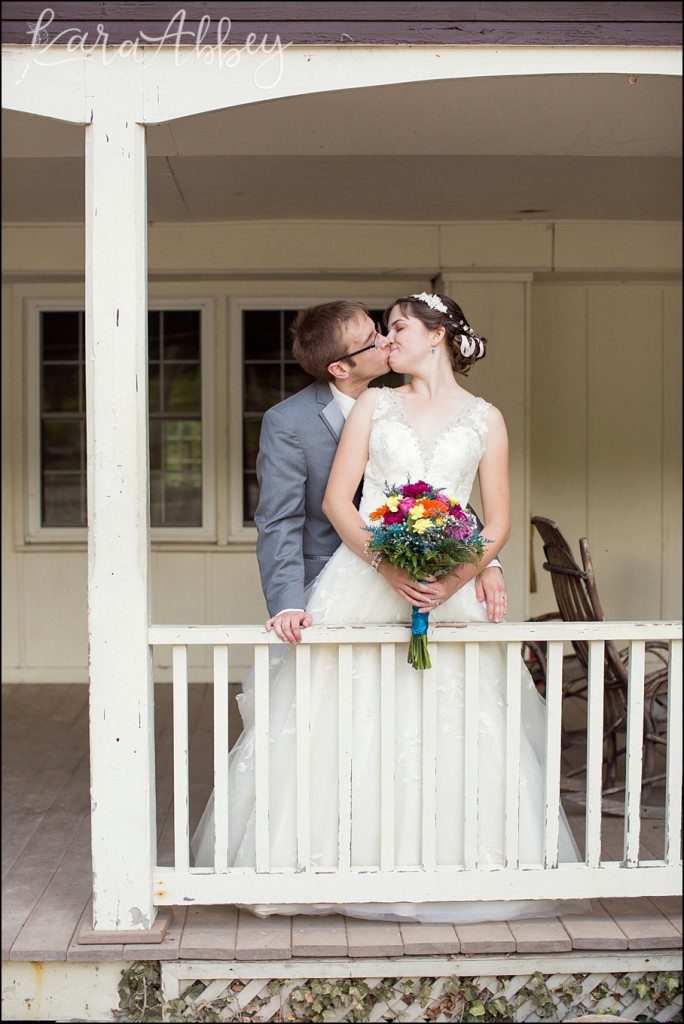Mt. Pleasant, PA Summer Teal & Orange Fun Wedding by Kara Abbey Photography in Irwin, PA