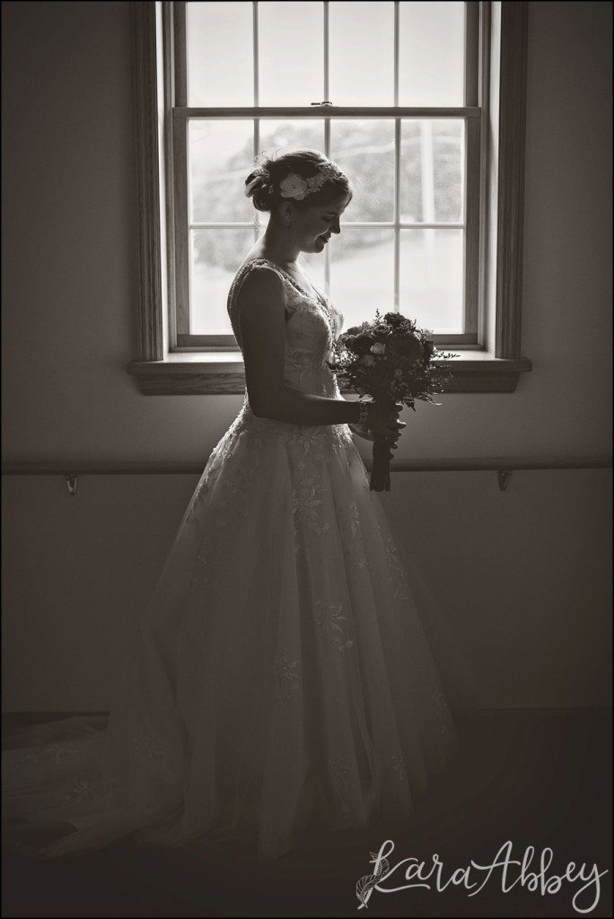 Mt. Pleasant, PA Summer Teal & Orange Fun Wedding by Kara Abbey Photography in Irwin, PA Bridal Portrait