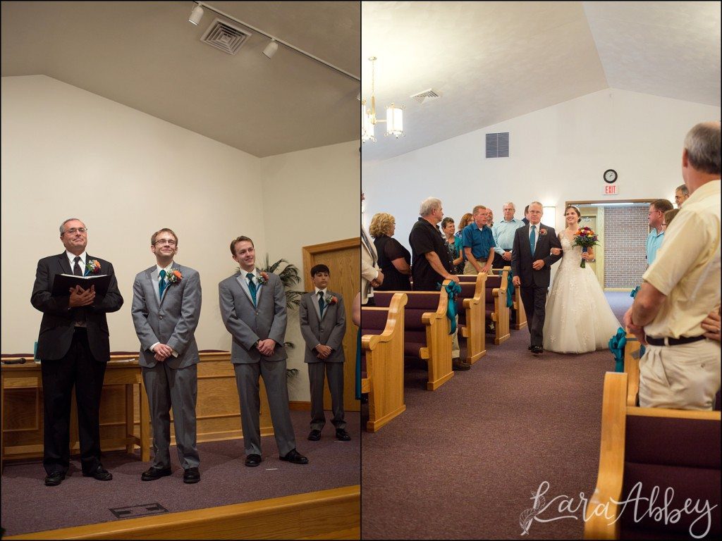 Mt. Pleasant, PA Summer Teal & Orange Fun Wedding by Kara Abbey Photography in Irwin, PA