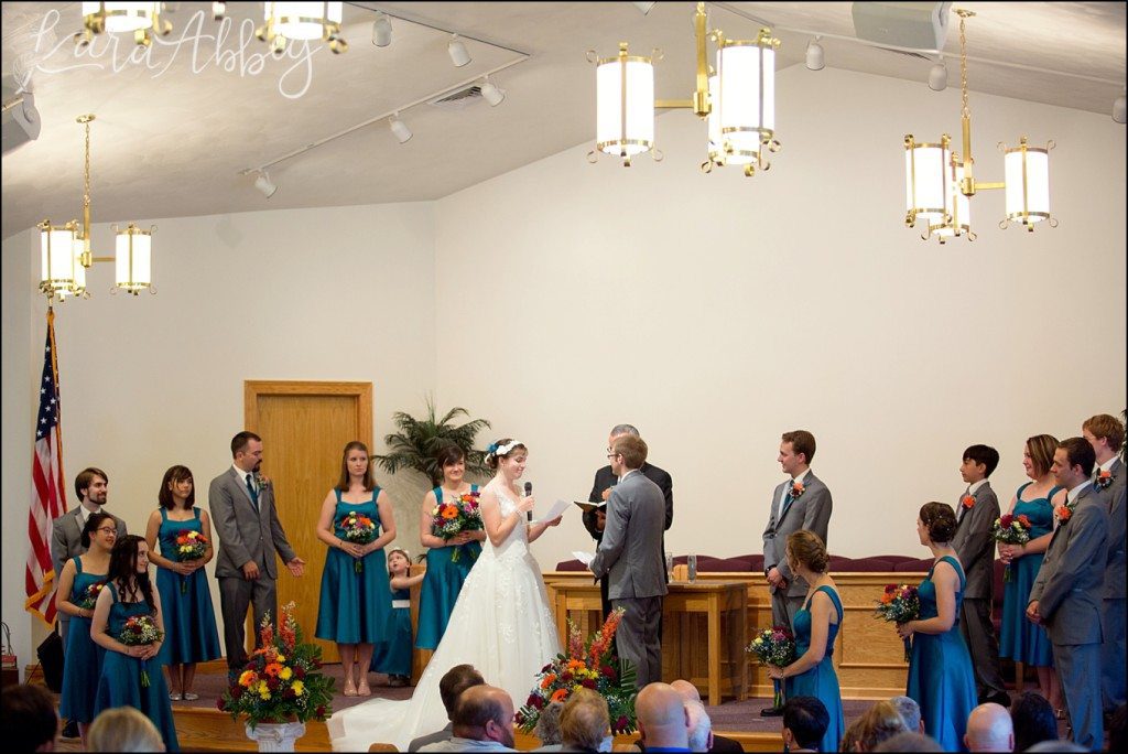 Mt. Pleasant, PA Summer Teal & Orange Fun Wedding by Kara Abbey Photography in Irwin, PA