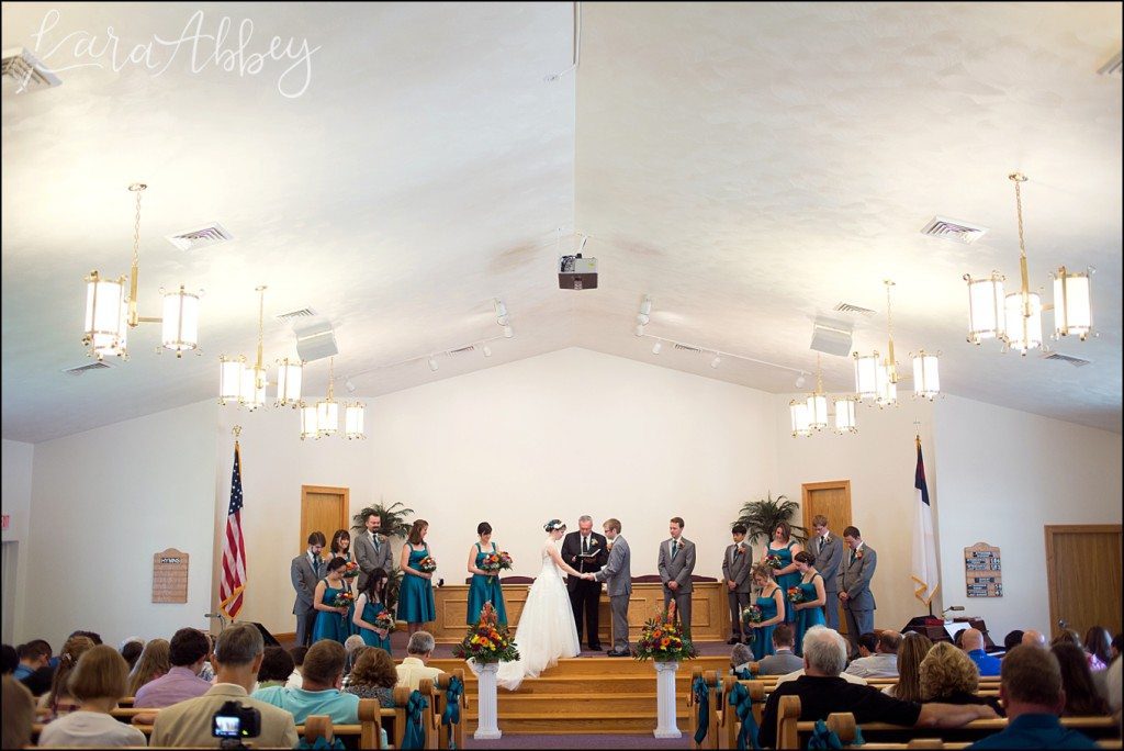 Mt. Pleasant, PA Summer Teal & Orange Fun Wedding by Kara Abbey Photography in Irwin, PA