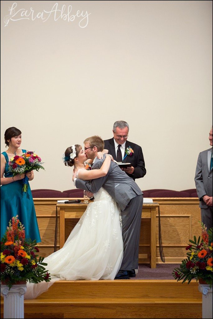 Mt. Pleasant, PA Summer Teal & Orange Fun Wedding by Kara Abbey Photography in Irwin, PA