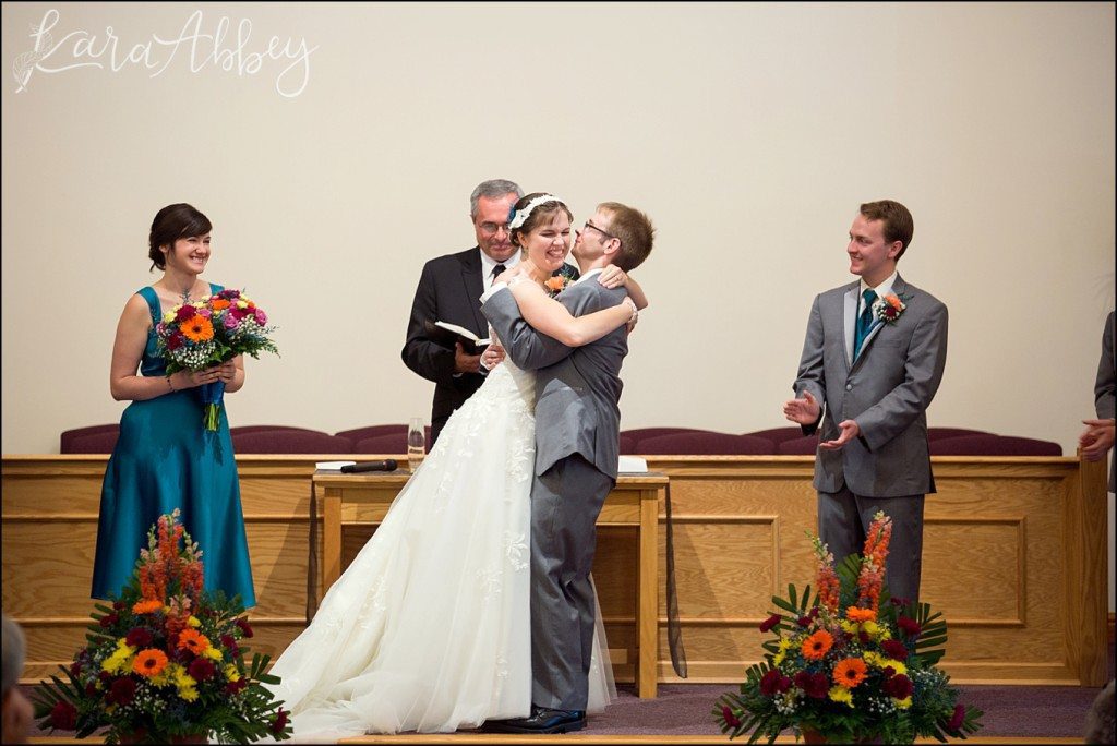 Mt. Pleasant, PA Summer Teal & Orange Fun Wedding by Kara Abbey Photography in Irwin, PA