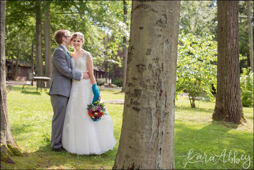 Mt. Pleasant, PA Summer Teal & Orange Fun Wedding by Kara Abbey Photography in Irwin, PA