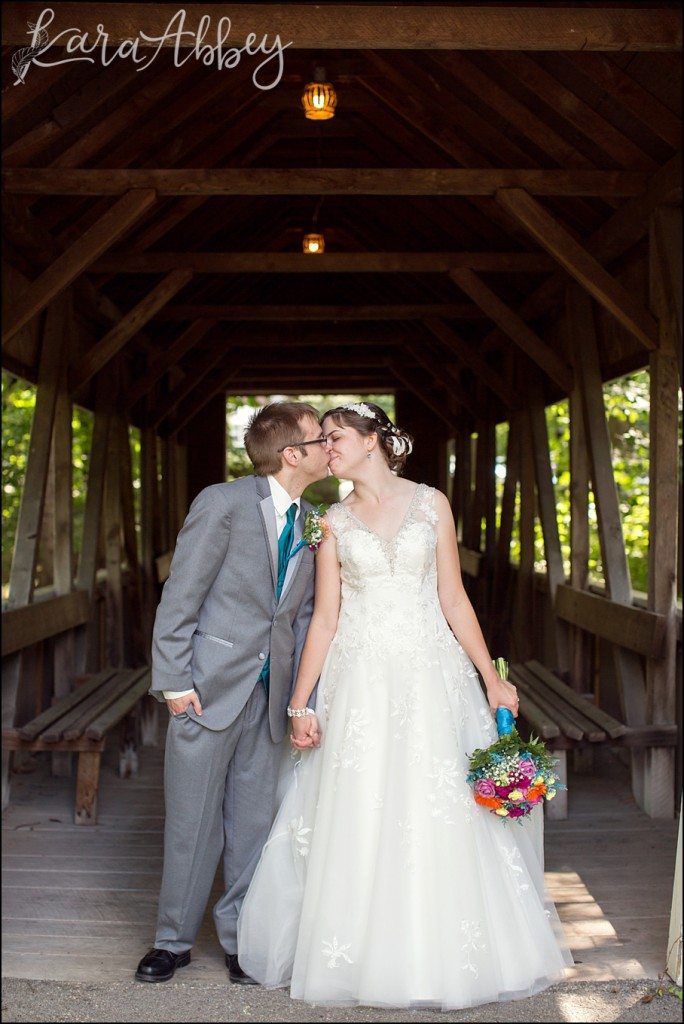 Mt. Pleasant, PA Summer Teal & Orange Fun Wedding by Kara Abbey Photography in Irwin, PA