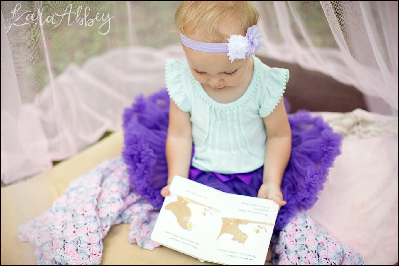 Braelynn's whimsical summer 18 month portraits by Kara Abbey Photography in Irwin, PA