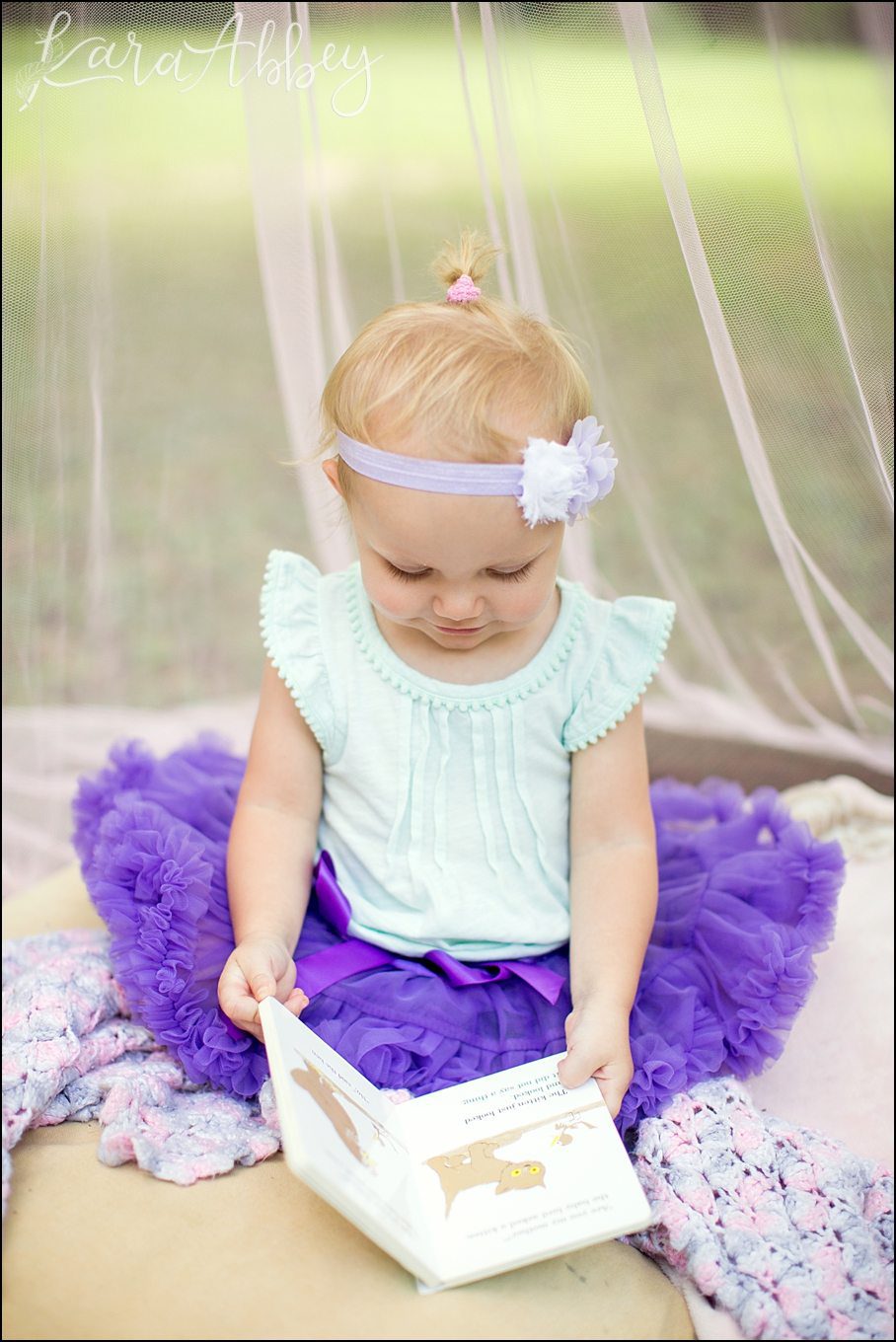 Braelynn's whimsical summer 18 month portraits by Kara Abbey Photography in Irwin, PA