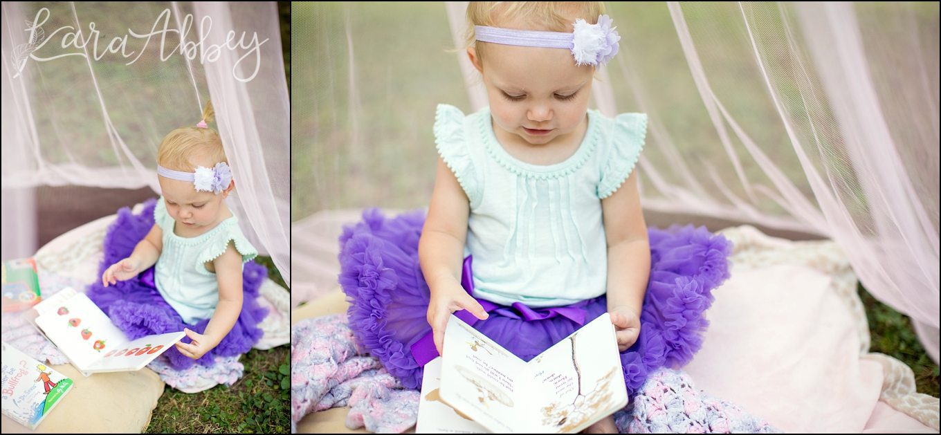 Braelynn's whimsical summer 18 month portraits by Kara Abbey Photography in Irwin, PA