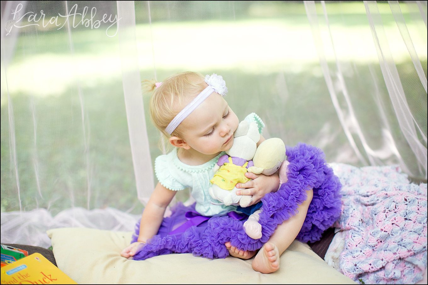 Braelynn's whimsical summer 18 month portraits by Kara Abbey Photography in Irwin, PA