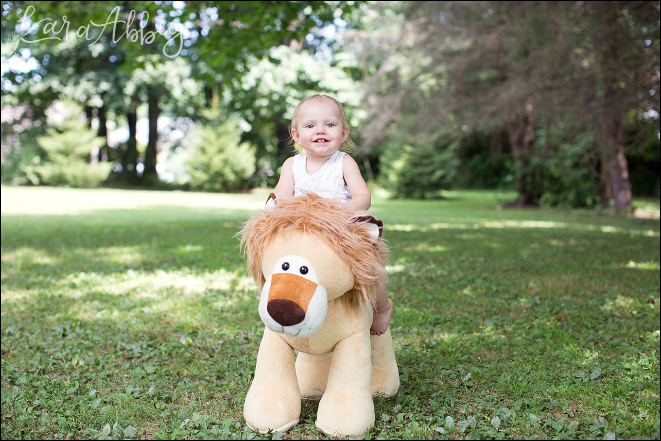 Braelynn's whimsical summer 18 month portraits by Kara Abbey Photography in Irwin, PA