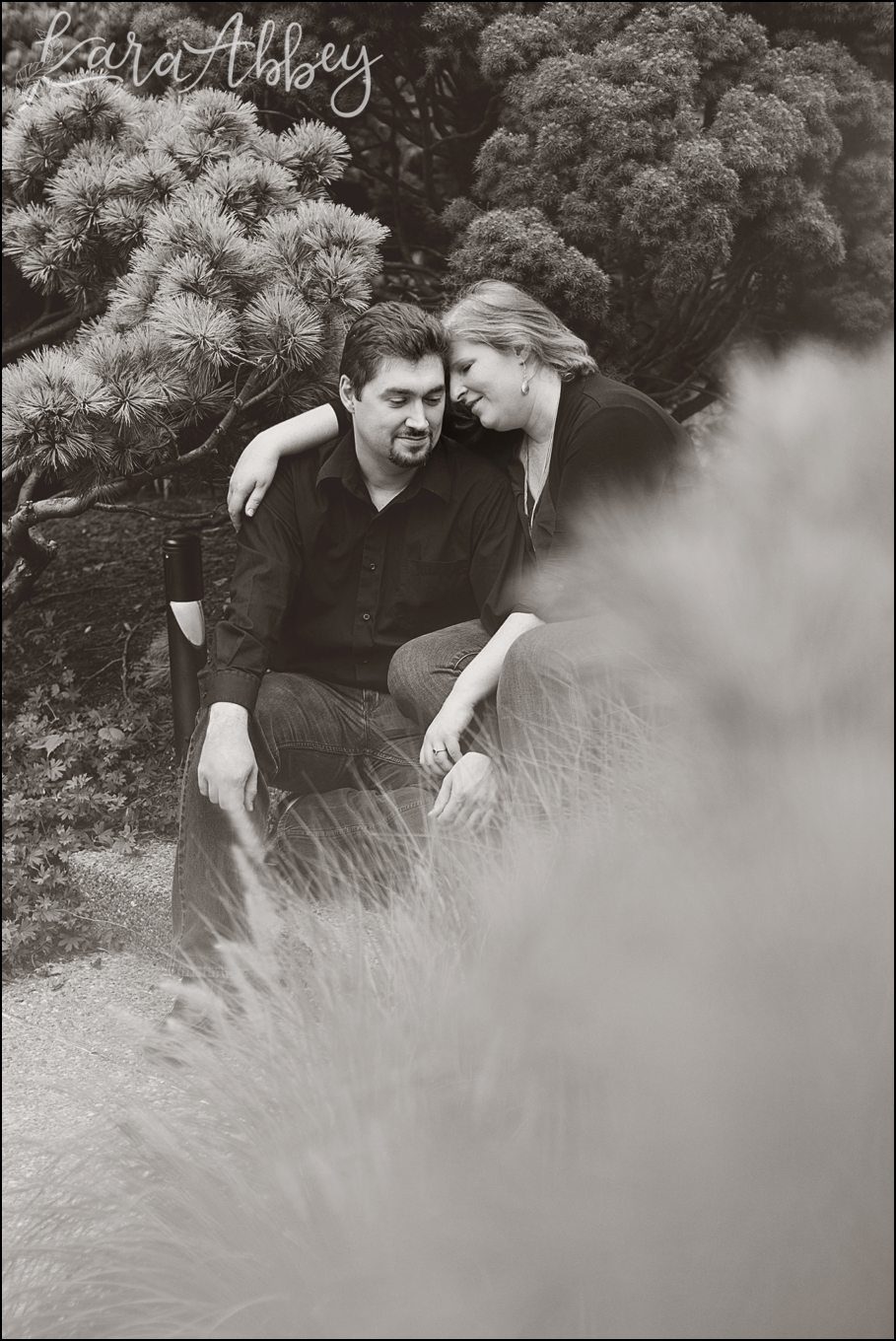 Relaxed Summer Engagement Session at Phipps Conservatory, the Outdoor Gardens, in Pittsburgh PA by Kara Abbey Photography in Irwin, PA
