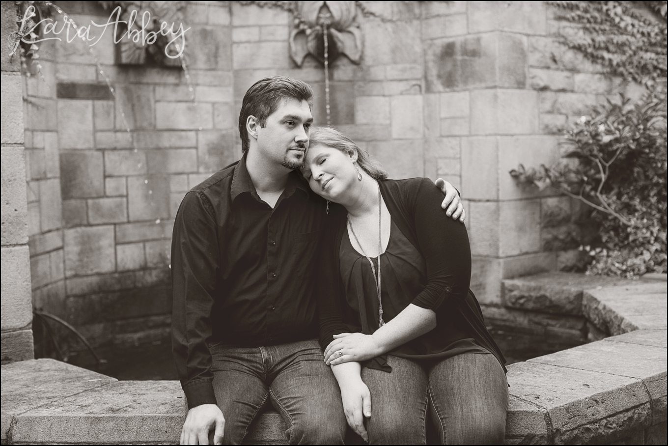 Relaxed Summer Engagement Session at Phipps Conservatory, the Outdoor Gardens, in Pittsburgh PA by Kara Abbey Photography in Irwin, PA