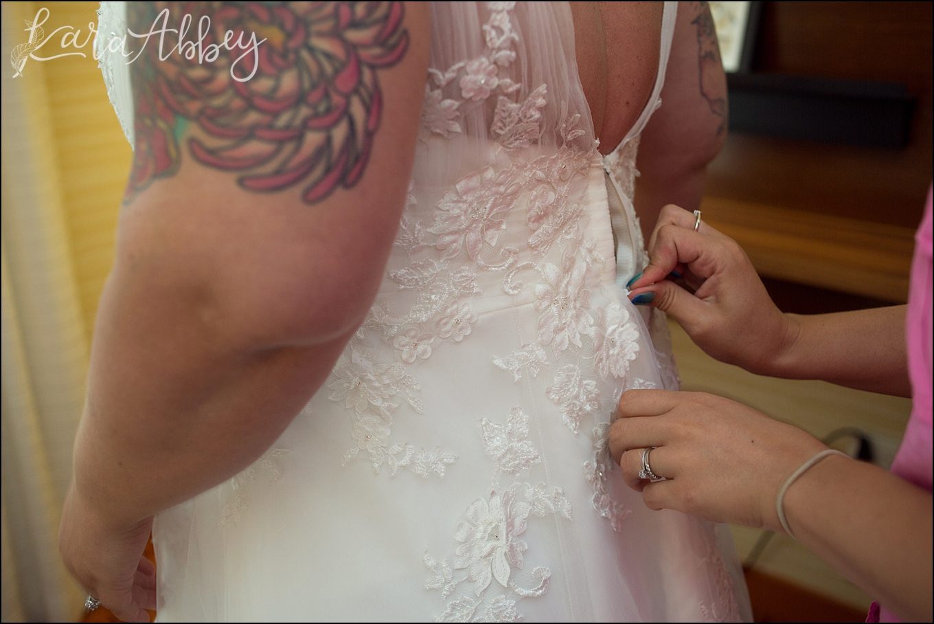 Rustic Pastel Rainy Summer Wedding at the Barn at Willseyville in Ithaca, NY by Kara Abbey Photography in Irwin, PA