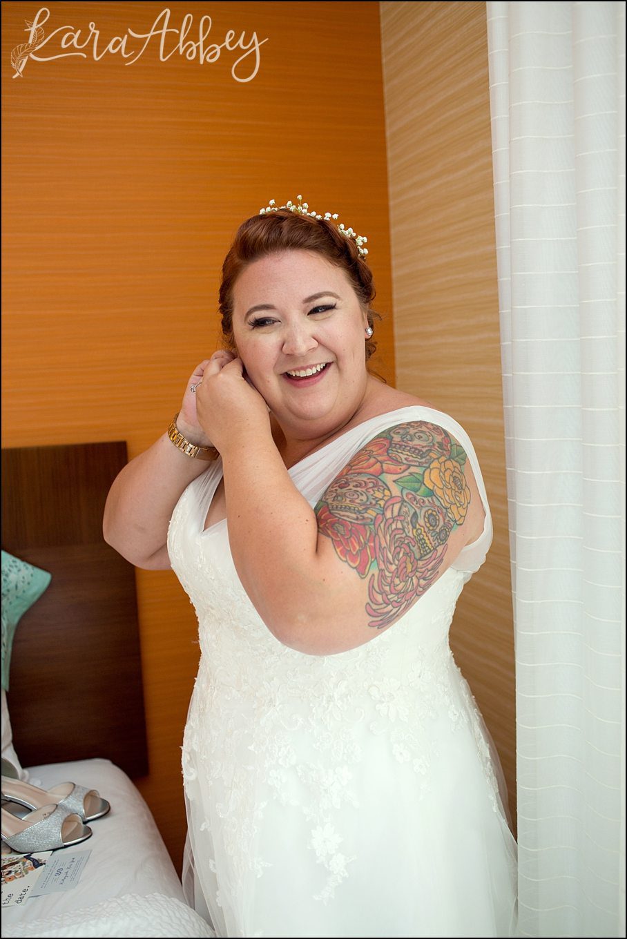 Rustic Pastel Rainy Summer Wedding at the Barn at Willseyville in Ithaca, NY by Kara Abbey Photography in Irwin, PA