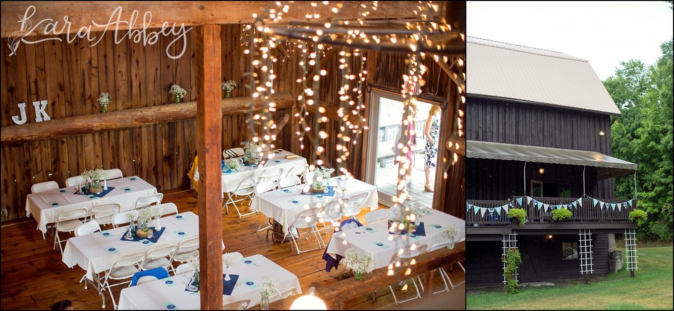 Rustic Pastel Rainy Summer Wedding at the Barn at Willseyville in Ithaca, NY by Kara Abbey Photography in Irwin, PA