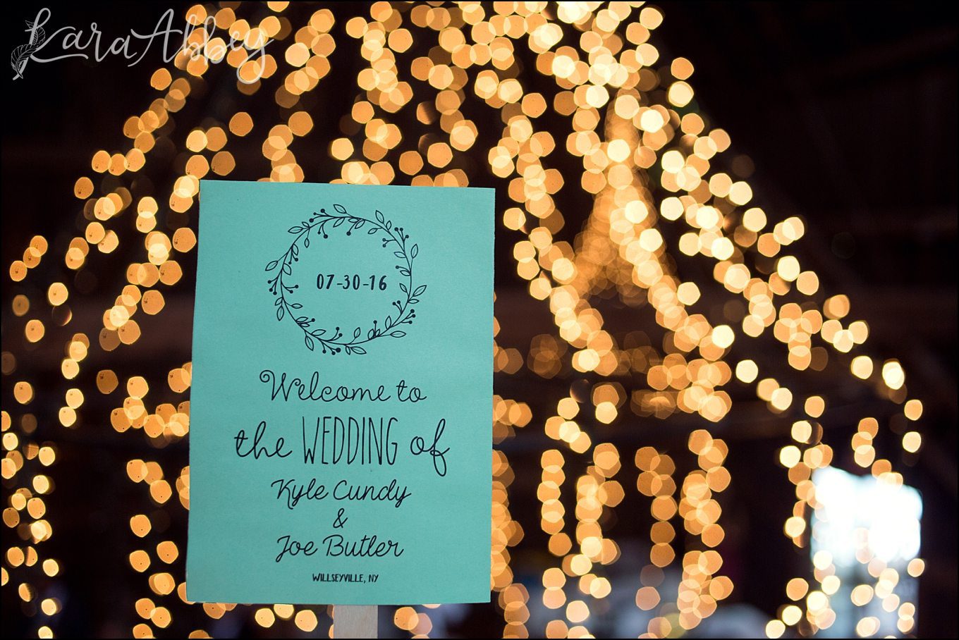 Rustic Pastel Rainy Summer Wedding at the Barn at Willseyville in Ithaca, NY by Kara Abbey Photography in Irwin, PA