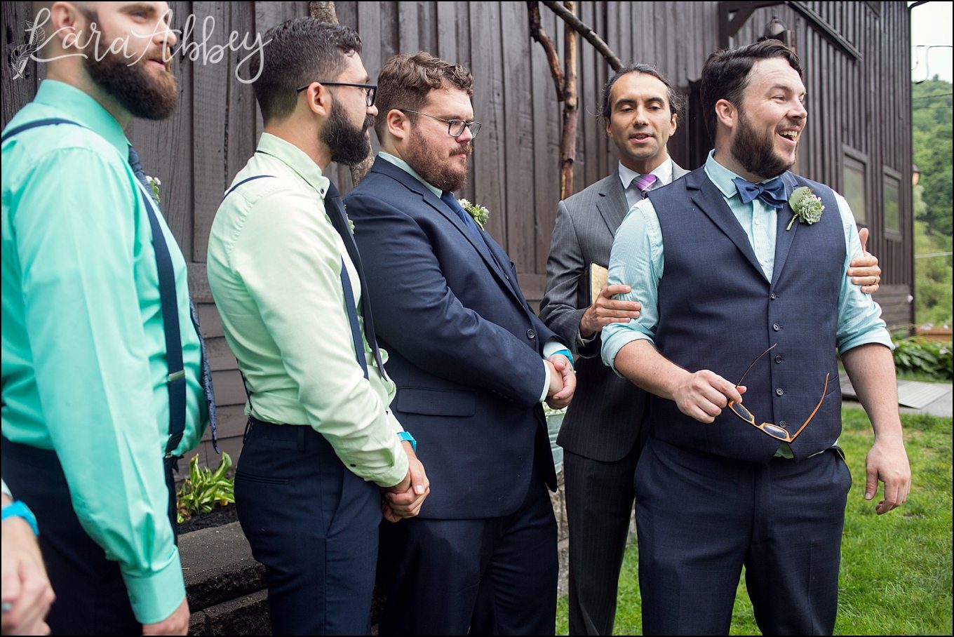 Rustic Pastel Rainy Summer Wedding at the Barn at Willseyville in Ithaca, NY by Kara Abbey Photography in Irwin, PA