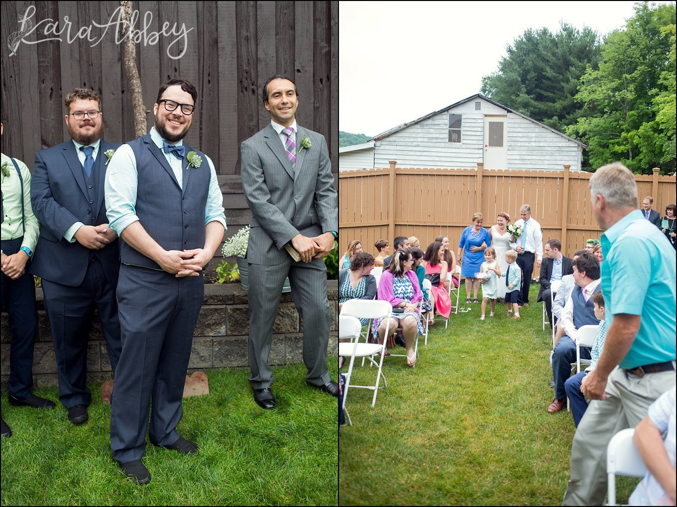 Rustic Pastel Rainy Summer Wedding at the Barn at Willseyville in Ithaca, NY by Kara Abbey Photography in Irwin, PA