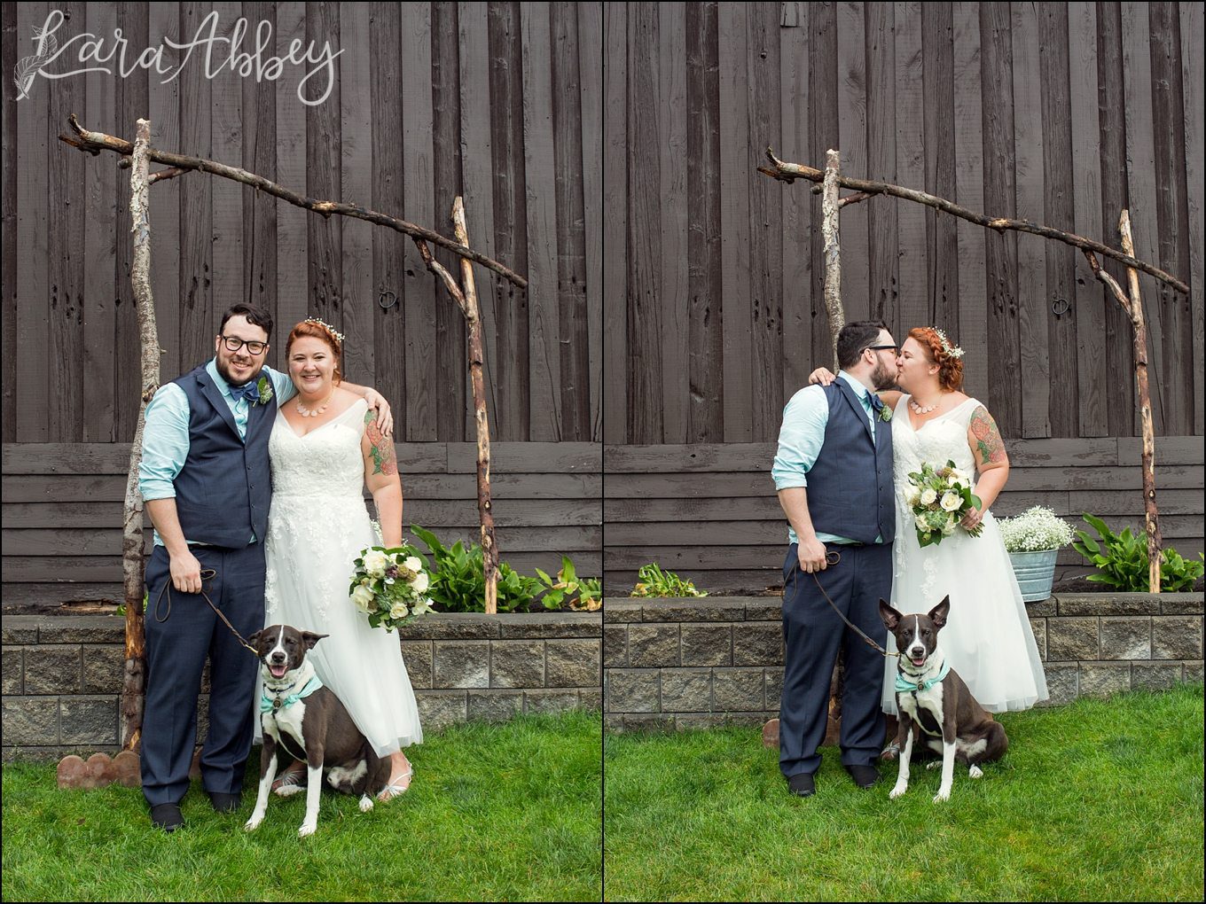 Rustic Pastel Rainy Summer Wedding at the Barn at Willseyville in Ithaca, NY by Kara Abbey Photography in Irwin, PA