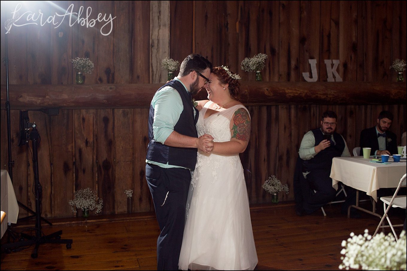 Rustic Pastel Rainy Summer Wedding at the Barn at Willseyville in Ithaca, NY by Kara Abbey Photography in Irwin, PA