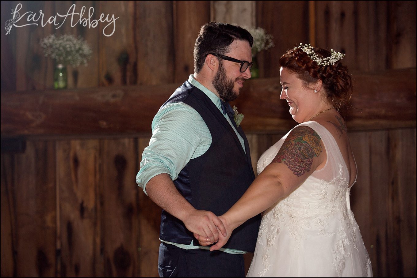 Rustic Pastel Rainy Summer Wedding at the Barn at Willseyville in Ithaca, NY by Kara Abbey Photography in Irwin, PA