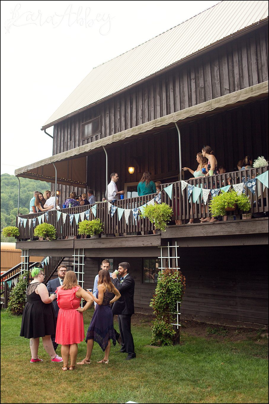 Rustic Pastel Rainy Summer Wedding at the Barn at Willseyville in Ithaca, NY by Kara Abbey Photography in Irwin, PA