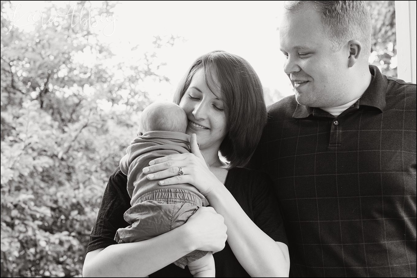 Front Porch Family & Newborn Photos at Home in Owego, NY by Kara Abbey Photography in Irwin, PA