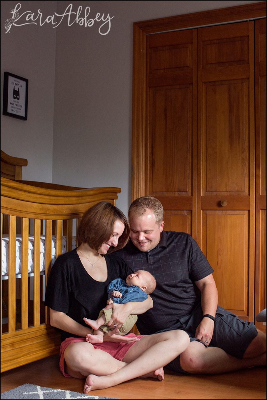 Family & Newborn Photos at Home in Owego, NY by Kara Abbey Photography in Irwin, PA