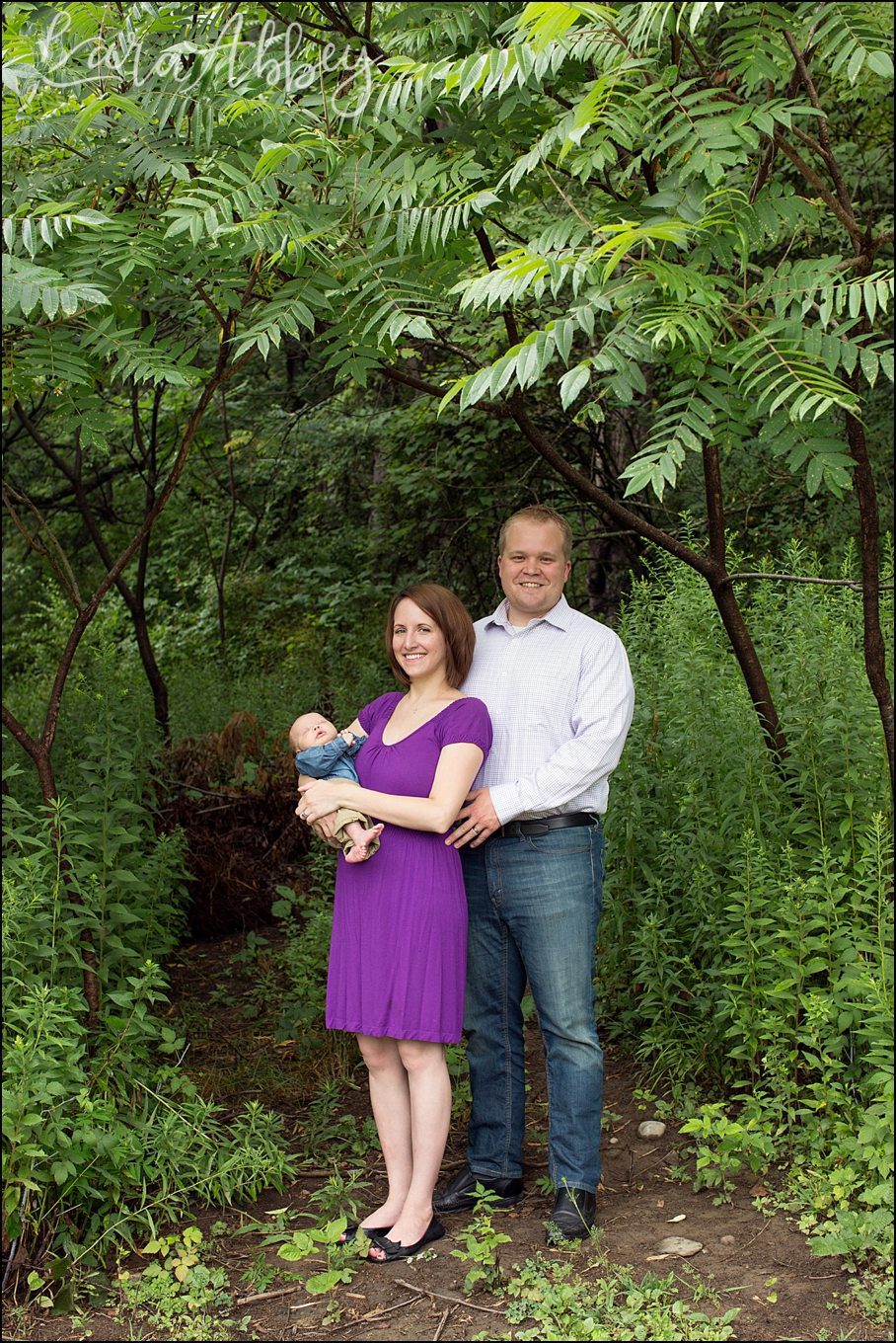 Outdoor Family & Newborn Photos at Home in Owego, NY by Kara Abbey Photography in Irwin, PA