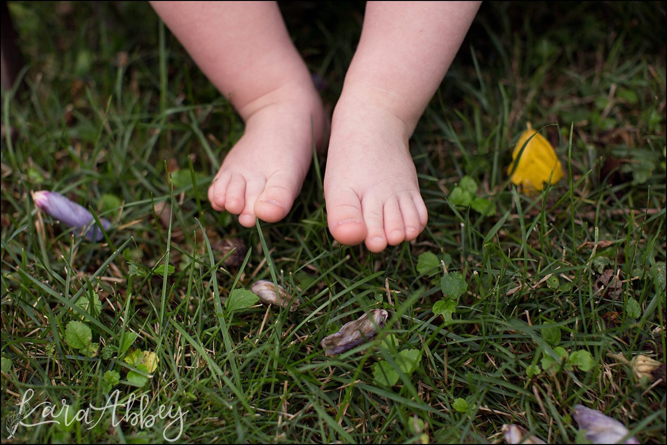Outdoor Backyard Summer 1 Year Old Portraits by Kara Abbey Photography in Irwin, PA
