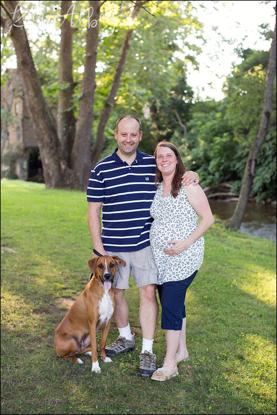 Manor Park in Manor, PA Summer Maternity Portraits by Kara Abbey Photography in Irwin, PA